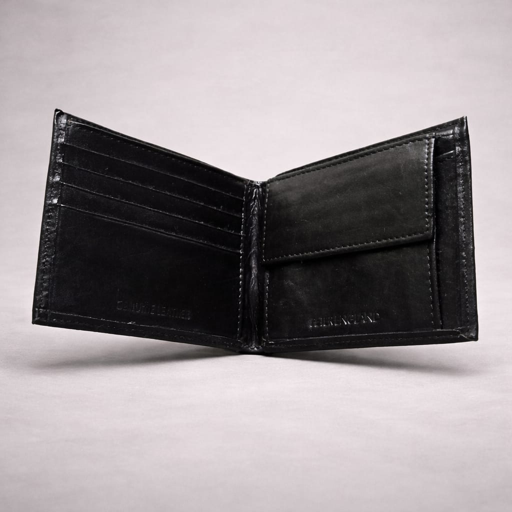 Black Leather Wallet