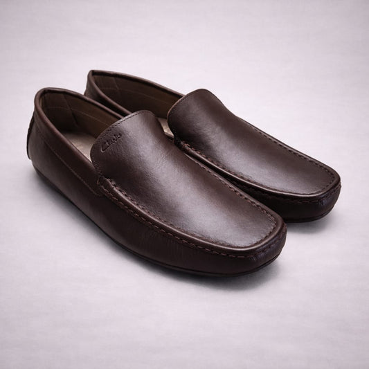 Classic Brown Leather Loafers