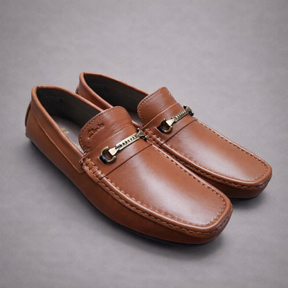 Classic Tan Leather Loafers