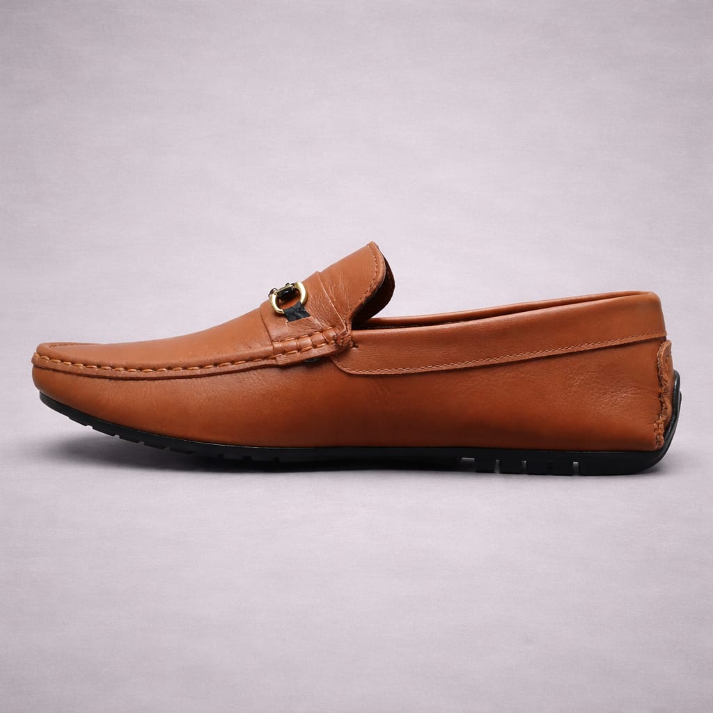 Classic Tan Leather Loafers