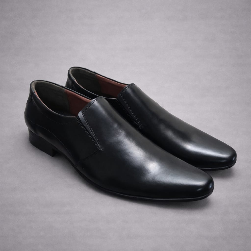Classic Black Formal Slip on
