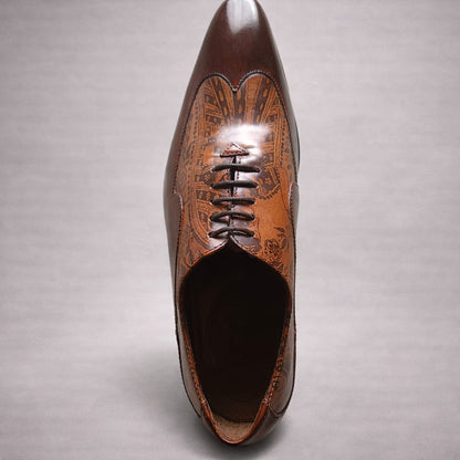 Patterned Leather Oxford