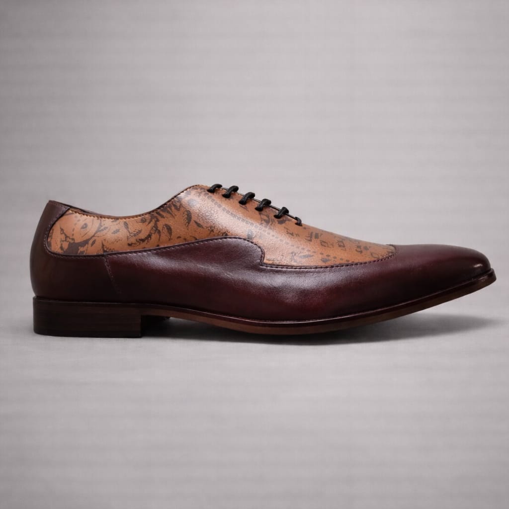 Patterned Leather Oxford
