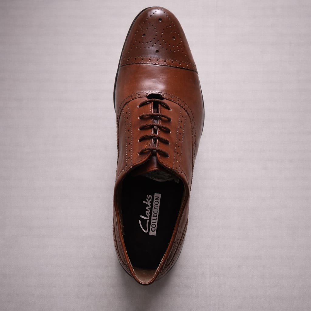 Brown Cap Toe Oxford