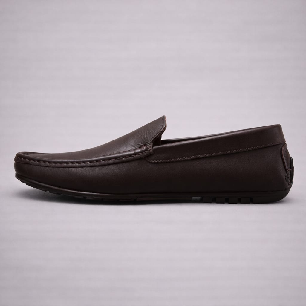 Classic Brown Leather Loafers